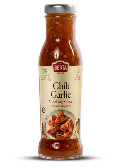 Bottle of Chilly and Garlic cooking sauce